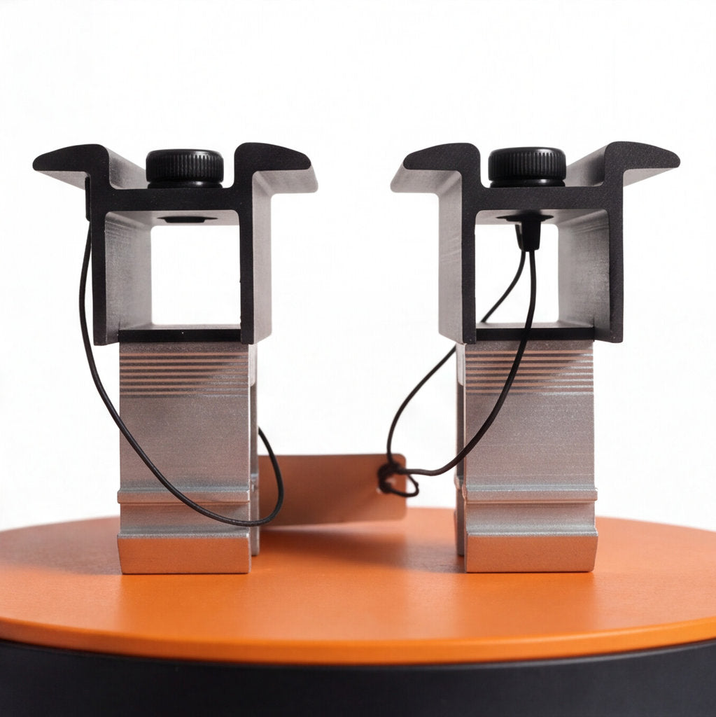 2x Mittelklemme für Solarhalterung Ziegeldach. Modulhöhe 30-45mm. Edelstahlschraube und Aluminium. Dachhalterungen Solar Balkonkraftwerk Dachhaken PV Halter 0% MwSt